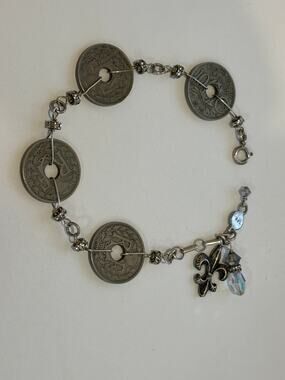 Vintage Lori Frantz Koenig Bracelet Sterling Silver